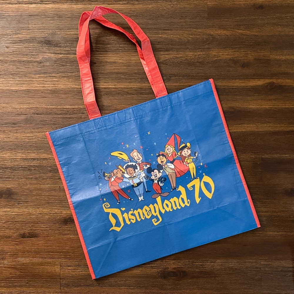 Disneyland 70th Anniversary Magic Key Exclusive Reusable Tote Bag NEW!
